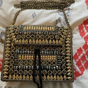 Beaded Box Bag
